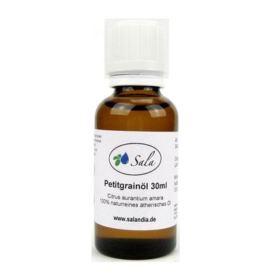 Sala Petitgrain Essential Oil, Pure and Natural (30 ml)