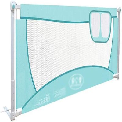 HAPPLiGNLY Bed Rail with Vertical Lift, Adjustable Height, for Full/Queen-Size Beds, Blue, 180 cm