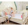 HAPPLiGNLY Baby Bed Rail Guard, Washable Vertical-Lift Mesh, Pink, 200 x 86 cm view 2