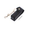 Beavorty 2-Pack Black Leather Lipstick Holders for Women with Removable Keychains view 2