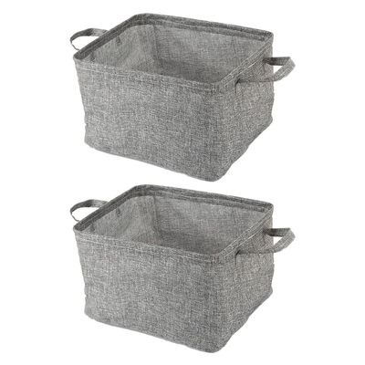 POPETPOP 2-Piece Pet Storage Basket