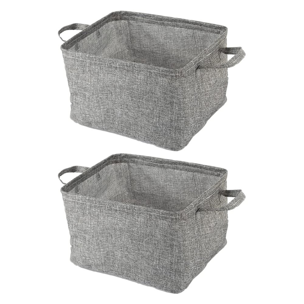 POPETPOP 2-Piece Pet Storage Basket