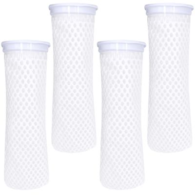 AYWFEY 4-Pack 4-Inch 150-Micron 3D Honeycomb Aquarium Filter Socks