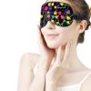 Silk Eye Mask, Psychedelic Mushrooms Magic World Trippy Art view 3