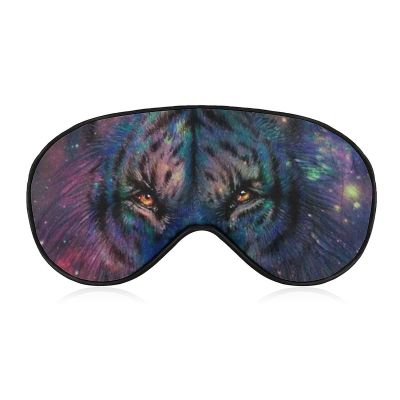 MysticGalaxy Tiger Art Sleep Mask with Adjustable Strap