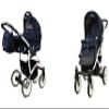 BabyLux Largo 2-in-1 Baby Stroller with Carrycot, Adjustable and Foldable, Olive Black view 1