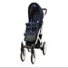BabyLux Largo 2-in-1 Baby Stroller with Carrycot, Adjustable and Foldable, Olive Black view 3