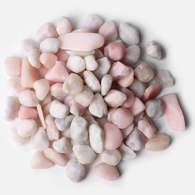 HZLXF1 59mm Natural Crystal Gravel Labradorite Agate Chips for Aquarium Decoration DIY (Color: NO.27 Pink Opal, Size: 20g)