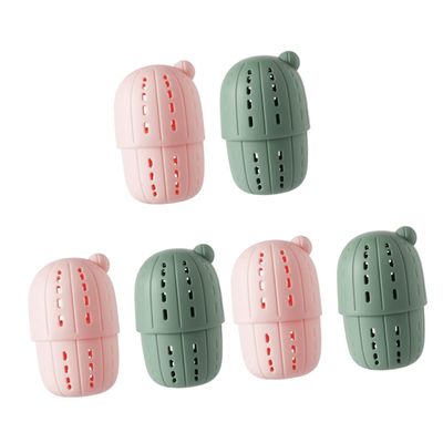 Cabilock 3 Sets Silicone Makeup Sponge Storage Boxes with Lids, 2 Pieces Each