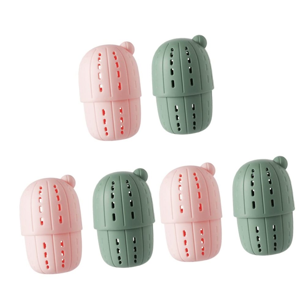 Cabilock 3 Sets Silicone Makeup Sponge Storage Boxes with Lids, 2 Pieces Each