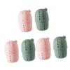 Cabilock 3 Sets Silicone Makeup Sponge Storage Boxes with Lids, 2 Pieces Each view 1