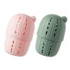 Cabilock 3 Sets Silicone Makeup Sponge Storage Boxes with Lids, 2 Pieces Each view 2