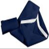 Toddler Bed Fitted Sheet, Mattegre 4, Elastic Loops, 100% Cotton, 58 x 139 cm, Navy Blue view 3
