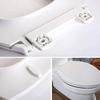 Samnuerly Universal O-Shaped Toilet Seat with Soft-Close Hinge, Antibacterial, 47.3 x 36 cm view 4