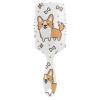 Hair Brush for Women and Girls, Welsh Corgi Pattern Paddle Brush with Air Cushion view 1