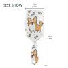 Hair Brush for Women and Girls, Welsh Corgi Pattern Paddle Brush with Air Cushion view 3