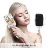 Hair Brush for Women and Girls, Welsh Corgi Pattern Paddle Brush with Air Cushion view 4