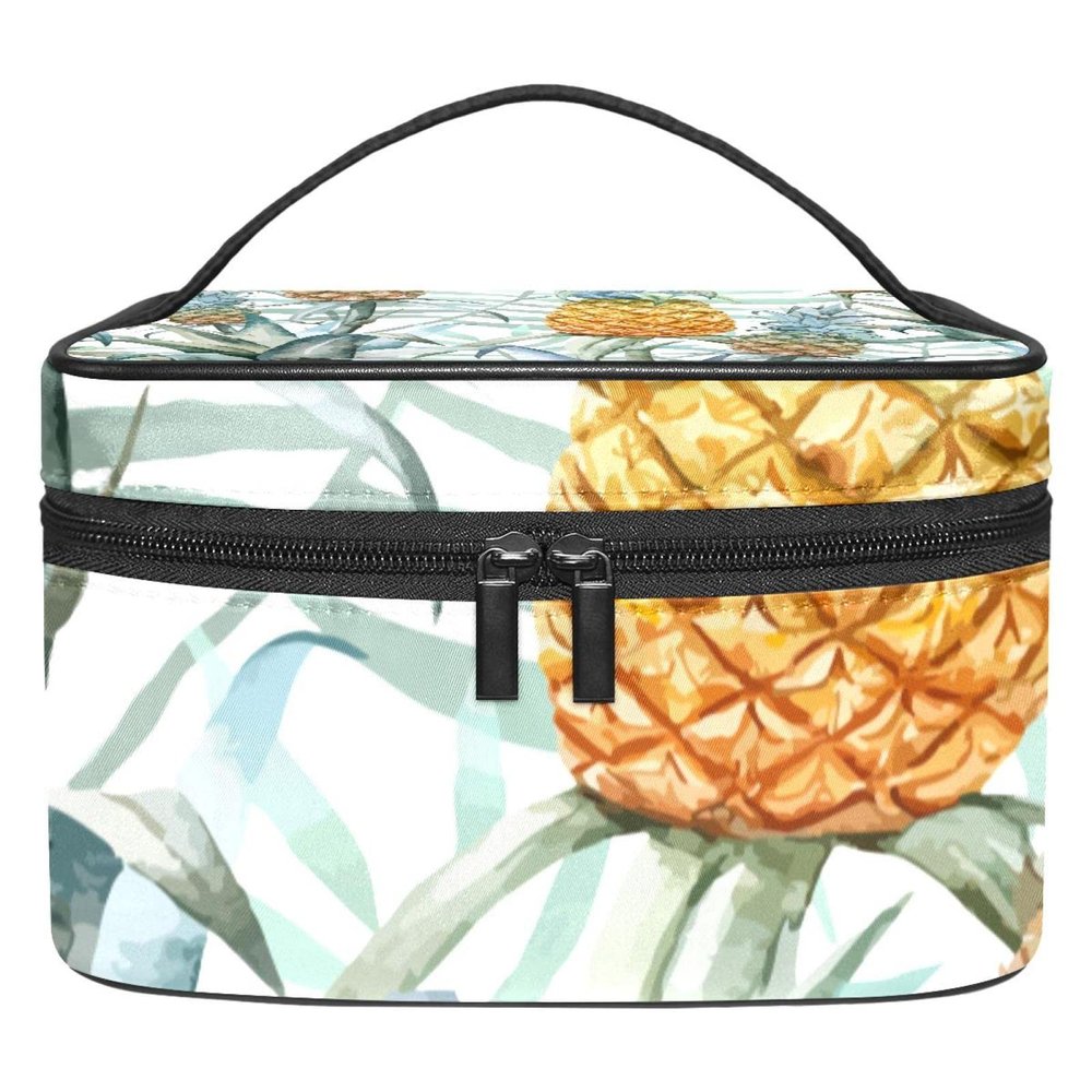 Pineapple Makeup Bag, Travel Cosmetic Organizer