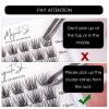 72-Piece DIY Cluster Lashes, C/D Curl, 10–16 mm view 4
