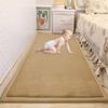 Waigg Kii Baby Crawling Mat, Large Soft Coral Velvet Rug, Non-Slip Tatami Yoga Mat, Brown, 120 x 150 x 2 cm view 1