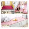 Waigg Kii Baby Crawling Mat, Large Soft Coral Velvet Rug, Non-Slip Tatami Yoga Mat, Brown, 120 x 150 x 2 cm view 3