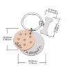 Customizable Engraved Pet ID Tag for Dogs and Cats, Rose Gold view 4