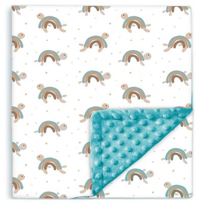 Baby Blanket, Toddler Bed Blanket, Soft OEKO-TEX Cotton, 100 x 135 cm, Nubby Blanket, Boy or Girl Gift
