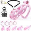 ScreaAss Solid Resin 3D Male Chastity Cage, Pink Micro view 1
