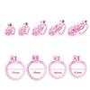 ScreaAss Solid Resin 3D Male Chastity Cage, Pink Micro view 3