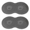 Duendhd 2-Pack Pet Feeding Mats, PVC, Waterproof view 1