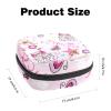 Portable Period Pad Storage Bag, Pink Princess Castle view 2