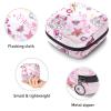 Portable Period Pad Storage Bag, Pink Princess Castle view 3