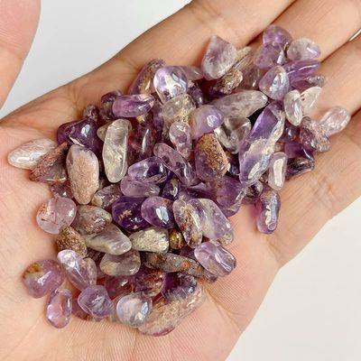 HZLXF1 69 mm Natural Quartz Gravel Stones for Home Aquarium Decoration (Color: 24 Phantom Quartz, Size: 20G)