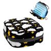 Portable Period Product Storage Bag with Zipper, Stars and White Clouds view 1