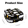 Portable Period Product Storage Bag with Zipper, Stars and White Clouds view 2