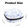 Blue Watercolor Floral Period Product Storage Bag view 2