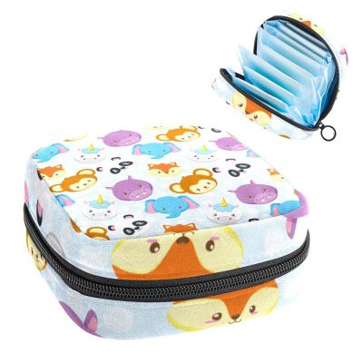 Portable Menstrual Product Storage Pouch with Zipper