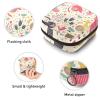 Women's Menstrual Product Storage Bag with Zipper, Birds, Cat and Floral Design view 3