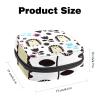 Women's Sanitary Pad Pouch, Cute Hedgehog Period Bag with Zipper view 2