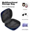 Portable Menstrual Product Storage Bag with Zipper, Snowflake and Star Pattern view 4