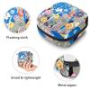 Portable Period Product Storage Pouch with Zipper, Snail on Branches view 3