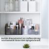 2-Pack Makeup Organizers with Brush Holder and Removable Compartments view 3
