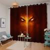 VASENA Kids' Room Curtains, Skeleton Gothic Eyes, Blackout Curtains with Grommets, 2-Piece Set, 150 x 166 cm view 4