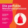 Asan Menstrual Cup - Easiest Period Cup to Insert and Remove - Special Ring Design - Medical-Grade Silicone - Developed in the USA (Light/Moderate Flow) view 2