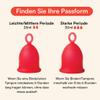 Asan Menstrual Cup - Easiest Period Cup to Insert and Remove - Special Ring Design - Medical-Grade Silicone - Developed in the USA (Light/Moderate Flow) view 4