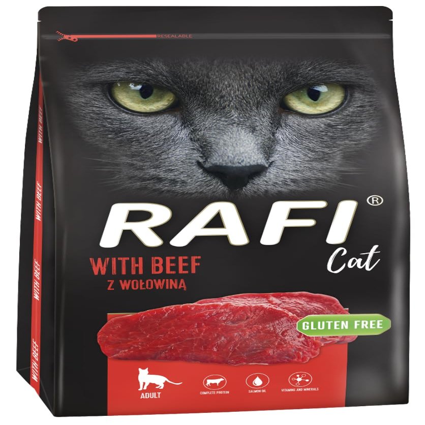 DOLINA NOTECI Rafi Cat with Beef - Dry Cat Food - 7 kg