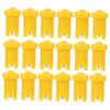 minkissy 500-Piece Eyelash Glue Bottle Needles, Anti-Clogging Needles for Lash Extensions, Yellow view 2