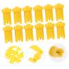 minkissy 500-Piece Eyelash Glue Bottle Needles, Anti-Clogging Needles for Lash Extensions, Yellow view 4
