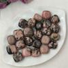 WGPHD Meditation at Home, 1 Pc Natural Rhodonite Cube, Tumbled Stone, Polished Quartz Crystal Gemstone, Reiki view 4