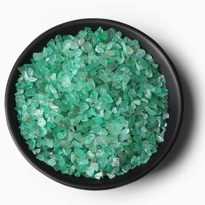 Natural Gravel, Black Obsidian and White Quartz for Aquarium Decor, No. 1 Aventurine, 50 g